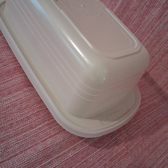 Tupperware Ultra 21 Oven Safe Bread Loaf Pan Lid Seal 2 qt 9x5x3.5 USA 2 pc. Set - Picture 6 of 11